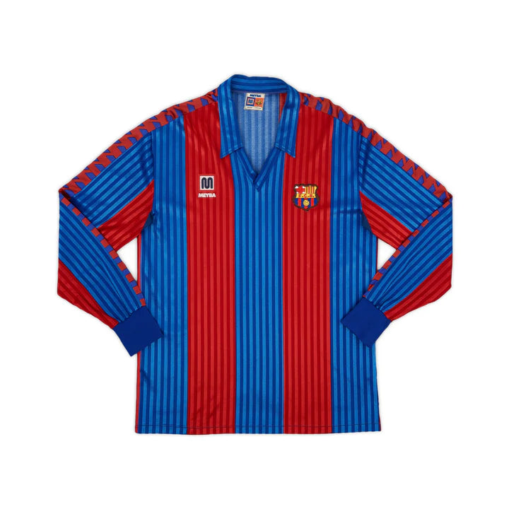 1991-92 FC Barcelona Long Sleeve Home Shirt