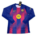 2025-26 FC Barcelona Long Sleeve Home Shirt