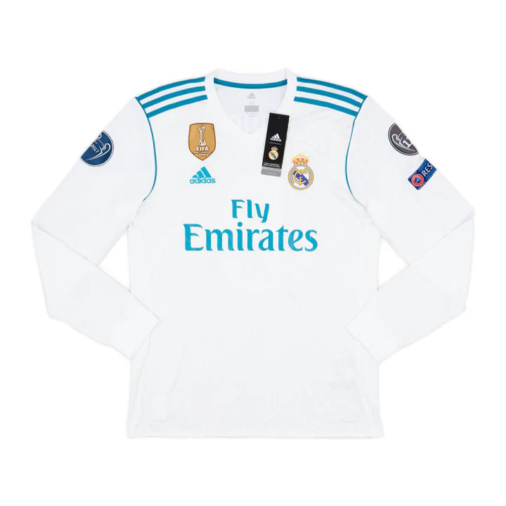 2017-18 Real Madrid CF Home Shirt Long Sleeve