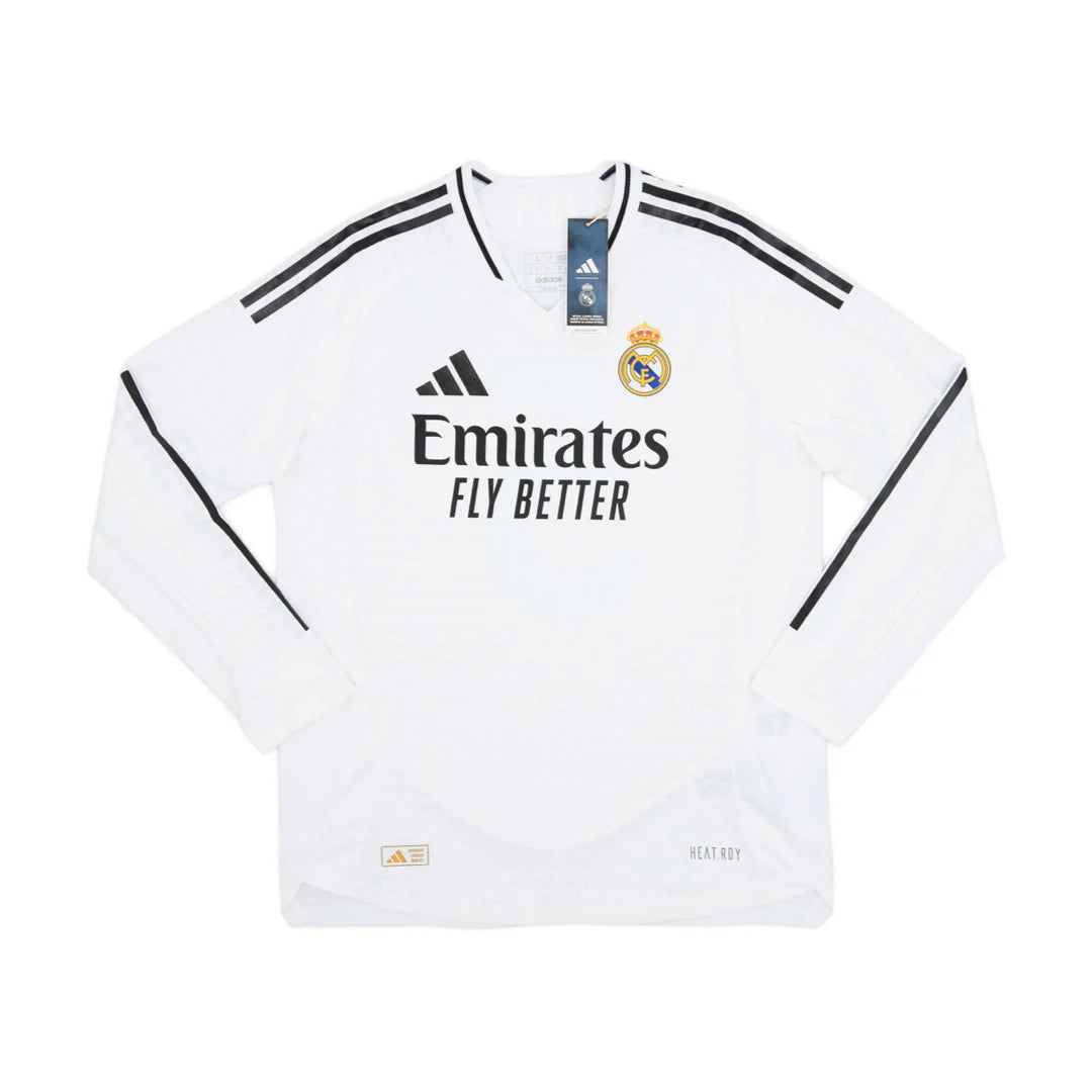2024-25 Real Madrid CF Long Sleeve Home Shirt
